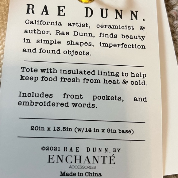 π HP π π Rae Dunn BEACH Insulated Tote - Picture 10 of 15